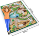 Mata piankowa do kolorowania Ricokids zwijana 120 x 92 x 0.3 cm RK-344 734400 Zielona (5903890615994) - obraz 10