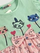 Платье для девочки PATY KIDS мятное 51365 92 см - изображение 4