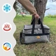 Термосумка Trizand 40 л сумка холодильник 47 x 28,5 x 30 см + 2 аккумулятор холода (23843) - зображення 5