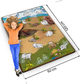 Mata piankowa do kolorowania Ricokids zwijana 120 x 92 x 0.3 cm RK-344 734402 Dinozaury (5903890616014) - obraz 8