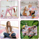 Mata piankowa do kolorowania Ricokids zwijana 200 x 120 x 0.3 cm RK-343 734301 Różowa (5903890615987) - obraz 11
