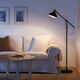 Lampa podłogowa IKEA RANARP do czytania Czarny (903.313.74) - obraz 4