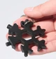Мультитул отвертка в виде снежинки Мультиинструмент 18 в 1 Snowflake Wrench Tool отвёртки ключи шестигранники 6,5 × 6,5 × 0,9 см - изображение 4