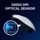 Миша бездротова ігрова MCHOSE A7 Pro PAW3395, 26000 DPI 2,4G+Bluetooth Red - зображення 5
