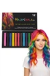 Цветные мелки для окрашивания волос, набор 12 штук, Hair Chalk, безопасные, смываемые, 8 см - зображення 1