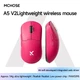 Мышь беспроводная игровая MCHOSE A5 v2 Ultra PAW3395, 26000 DPI 2,4G+Bluetooth Red - изображение 2