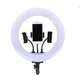 Кольцевая светодиодная LED лампа Usams CXB360 36 см 14” c 3-мя крепежами с питанием от сети - изображение 1