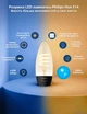 Розумні світлодіодні лампи Philips Hue Retro E14 White Ambiance 350 лм, 4,6 Вт, ZigBee, Bluetooth, Apple HomeKit, 2 шт. - зображення 2