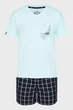 Піжама KEY MNS-218,блакитний 2XL - зображення 2