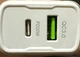 Мережевий зарядний пристрій A-18AC 20W USB + Type-C Без бренду універсальний - изображение 2