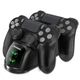 Подвійна зарядна станція DOBE для геймпадів PlayStation (PS4/PS4 Slim/PS4 Pro) DualShock 4 з LED-індикаторами - зображення 2