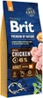 Сухий корм для дорослих собак середніх порід Brit Premium Dog Adult M з куркою 15 кг (170818/6376) - изображение 1