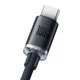 Кабель Baseus Crystal Shine Series Fast Charging Data Cable USB to Type-C 100W 1.2m Black - изображение 3