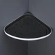 Полка угловая клеящаяся MBM HOME BP-26 WHITE/BLACK пластиковая белая/черная - изображение 7