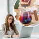 Чашка-мешалка для гарячих і холодних напоїв Coffee Stirring Cup - зображення 8