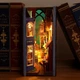Бук Нук Магическая улица Book Nook Magic Spell Street книжный уголок DIY TC-24 + купол - изображение 6
