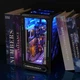Бук Нук Киберпанк книжный уголок Румбокс Интерьерный конструктор DIY Cyberpunk Book Nook TC-36 - изображение 2