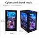 Бук Нук Киберпанк книжный уголок Румбокс Интерьерный конструктор DIY Cyberpunk Book Nook TC-36 - изображение 5