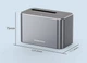 Док станція Blueendless HD01 для HDD/SSD 2.5" 3.5" SATA III USB3.0 - зображення 7