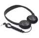 Дротові навушники з шумозаглушенням Headphones гарнітура з 3.5 мм для телефона / смартфона / комп'ютера, 1.2 м, чорні (110638898) - зображення 1