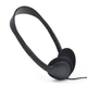 Дротові навушники з шумозаглушенням Headphones гарнітура з 3.5 мм для телефона / смартфона / комп'ютера, 1.2 м, чорні (110638898) - зображення 2