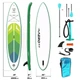 Надувная SUP доска AERO Board 2.0 (365х15х80см) 12" Green Leaf - изображение 2