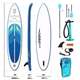 Надувная SUP доска AERO Board 2.0 (365х15х80см) 12" Blue Ocean - изображение 2