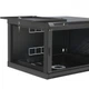 Шкаф для настенного монтажа с акриловым стеклом 19" 6U 600x400х373мм Черный - изображение 3
