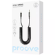 Кабель аудио Proove Steel Spring Lightning до 3.5 мм, 1 м, черный - изображение 2