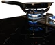 Комбинированная индукционная - газовая варочная поверхность Luxor GI 67 R Classico Booster MY + металлический уголок для подключения в подарок, черная стеклокерамика - изображение 2