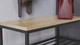 Полиця для взуття Слайм 3 Ferrum-decor 635x630x260 Чорний метал ДСП Дуб Сонома 16 мм (FRD-105158) - зображення 5