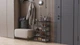 Полиця для взуття Слайм 4 Ferrum-decor 820x630x260 Чорний метал ДСП Венге Магія 16 мм (FRD-105161) - зображення 5