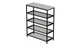 Полиця для взуття Слайм 4 Ferrum-decor 820x630x260 Чорний метал ДСП Біле 16 мм (FRD-105160) - зображення 9