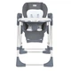 Стульчик качель для кормления 2в1 El Camino SWAN ME 1087-G Dark Gray темно серый работает от сети - изображение 4