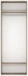 Шкаф распашной 1 Art In Head Light 800x2200x500 мм Дуб Сонома (LT11130000000) - изображение 2