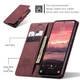 Чохол книжка Caseme з магнітом для Samsung Galaxy A36 5g бордовий - зображення 4