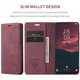 Чохол книжка Caseme з магнітом для Xiaomi 14T Pro бордовий - зображення 6