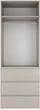 Шкаф распашной 2 Art In Head Light 800x2200x500 мм Кашемир (LT12140000000) - изображение 2