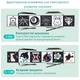 Мягкая книжечка-бортик в кроватку, контрастная книжка-раскладушка для новорожденных "Peek Book" (GC1040) - изображение 4