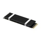 Радіатор для M.2 SSD Heatsink 2280 Solid State Hard Disk Aluminum Radiator with Thermal Silicone Pad PS5 Desktop PC NGFF NVME Black - зображення 6