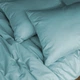 Простынь MirSon Soft Touch of Satin 015 Aquamarine 200x220 см (2200011283012) - изображение 4