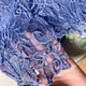 Мереживний топ-корсет Bebe без бретелей синій M - зображення 7