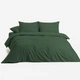 Простынь на резинке MirSon Soft Touch of Satin 009 Forest green 150x190 см (2200011280141) - изображение 2