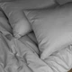 Простынь на резинке MirSon Soft Touch of Satin 004 Ash 120x190 см (2200011277608) - изображение 3