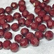 Акрилова намистина гранована, кругла, D 10 мм, арт 018686, бордовий, упаковка ≈25 грам (46-48 шт) - зображення 2