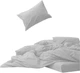 Простынь на резинке MirSon Soft Touch of Satin 004 Ash 90x200 см (2200011277585) - изображение 1