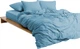 Простынь на резинке MirSon Soft Touch of Satin 008 Sky blue 160x200 см (2200011279671) - изображение 1