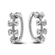 Серебряные серьги бантики Пандора Pandora 293545C01 - изображение 1
