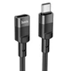 Переходник HOCO U107 Type-C male to Type-C female USB2.0 (1.2m) (Black) (219525) - изображение 4