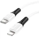 Дата кабель HOCO X82 Silicone Type-C to Lightning 20W (1m) (White) (230158) - зображення 3